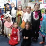 children in animal costumes