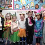 children in different costumes