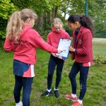 Netball girls discussion