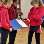 Netball girls discussion