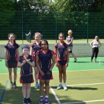 students on the sports ground