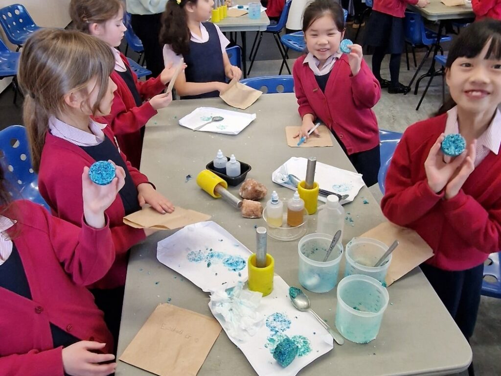 children playing with play dough