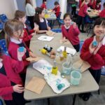 children playing with play dough