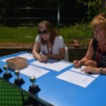judges on a school sports day