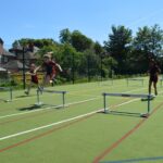 students on sports day