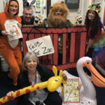 teachers in animal costumes