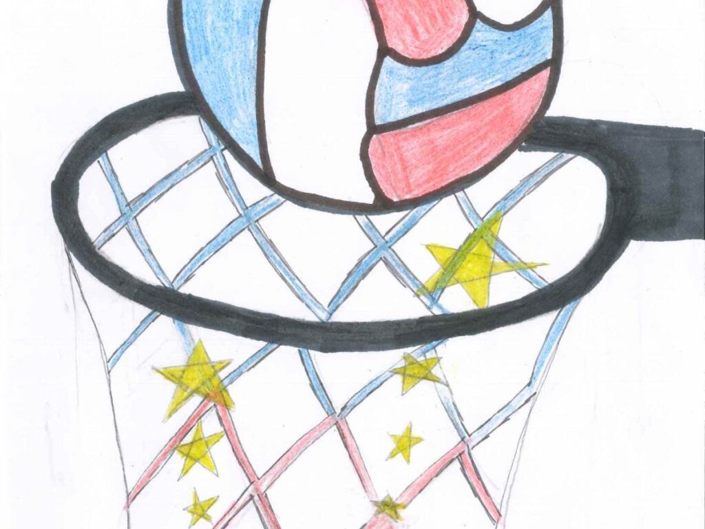 Netball drawing
