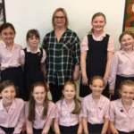 students and teacher
