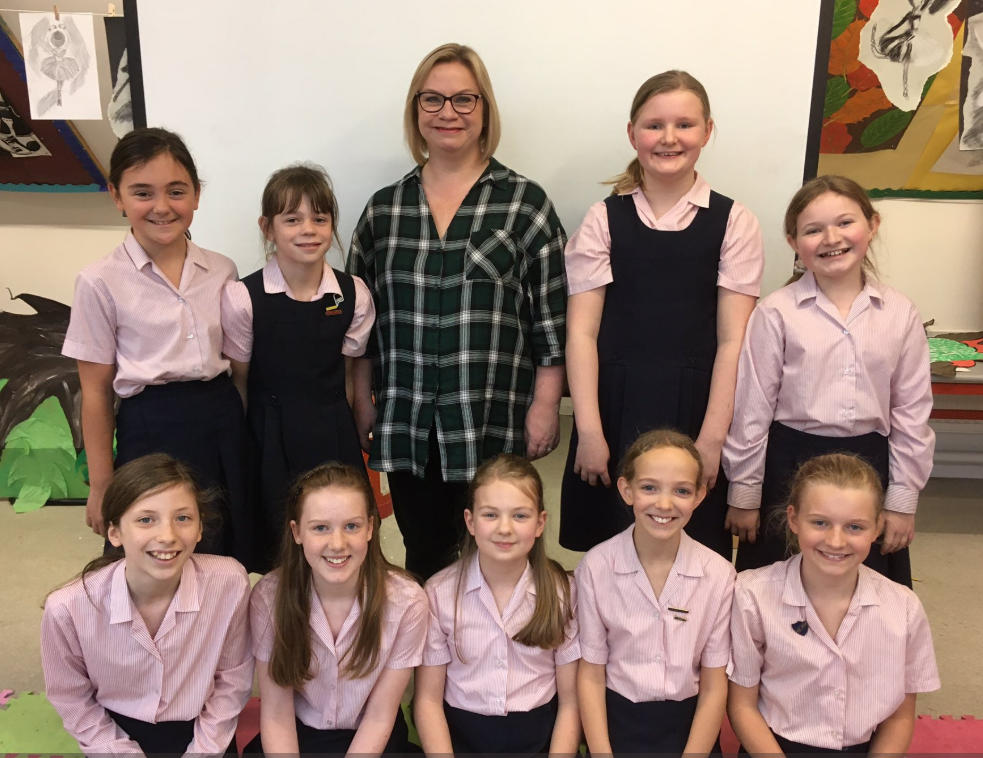 students and teacher