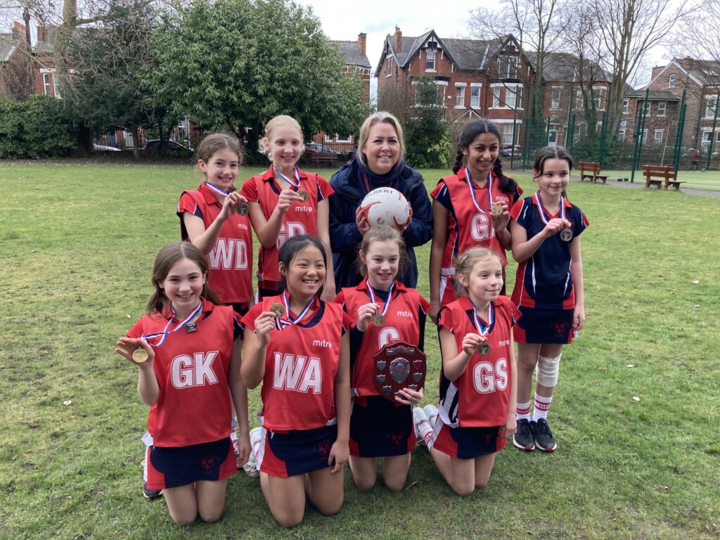 Champions of netball team
