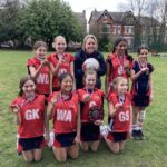 Champions of netball team