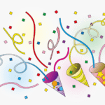photo of confetti